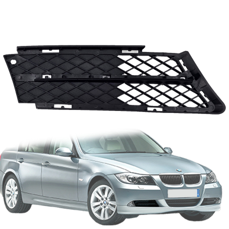 Grilă pentru proiector dreapta în bara față pentru BMW Seria 3 E90 E91 (2005-2008)