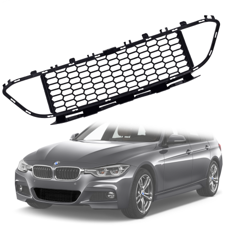 Grilă centrală pentru bara față BMW Seria 3 F30 F31 pachet M (2012-2019)