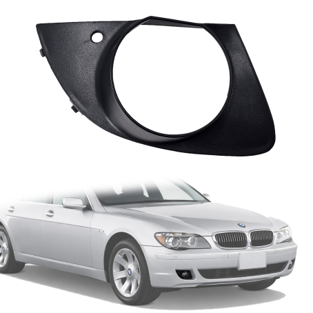 Grilă în jurul proiectorului dreapta pentru BMW Seria 7 E65 E66 LCI / Facelift (2005-2008)