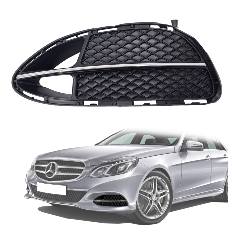 Grilă stânga pentru bara față pentru Mercedes E-Class W212 Facelift (2013–2016)