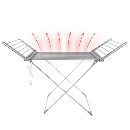 Uscător de rufe electric Homa cu două aripioare 12 m, 20 tuburi, până la 15 kg