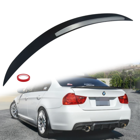 Spoiler portbagaj spate stil M Performance pentru BMW seria 3 E90 (2005-2011), negru lucios