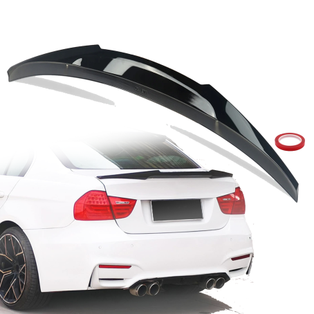 Spoiler pentru buza portbagaj stil M4 pentru BMW seria 3 E90 (2005-2011), negru lucios