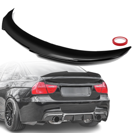 Eleron pentru buza portbagaj PSM pentru BMW seria 3 E90 (2005-2011), negru lucios