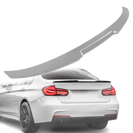 Spoiler portbagaj stil M4 pentru BMW seria 3 F30 (2011-2019), gata pentru vopsire