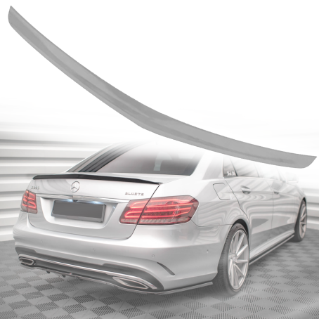 Spoiler portbagaj stil E63 / line AMG pentru Mercedes Clasa E W212 (2009-2016), gata pentru vopsire