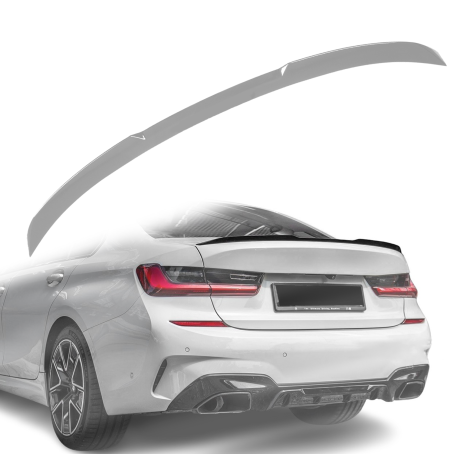 Spoiler pentru portbagaj stil M3 pentru BMW seria 3 G20 (2018+), gata pentru vopsire