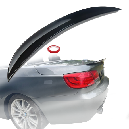 Spoiler portbagaj stil M Performance pentru BMW seria 3 E93 (2005-2011), negru lucios