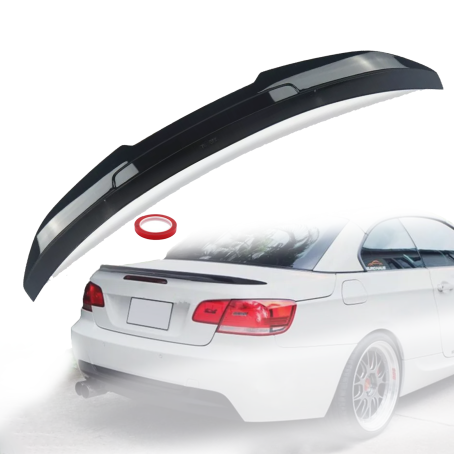 Spoiler pentru buza portbagaj stil PSM pentru BMW seria 3 E93 (2005-2011), negru lucios