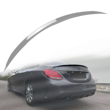 Spoiler pentru portbagaj stil AMG pentru Mercedes Clasa C W205 (2014-2021), gata pentru vopsire