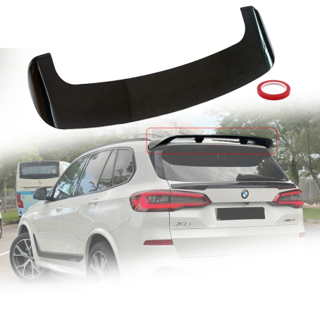 Spoiler de plafon spate pentru BMW X5 G05 (2019+), negru lucios