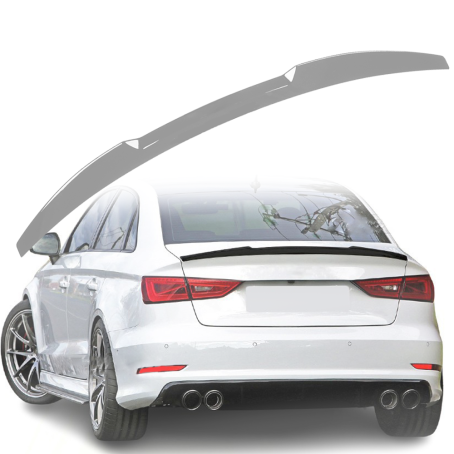 Spoiler pentru portbagaj stil M4 pentru Audi A3 8V (2014-2020), gata pentru vopsire
