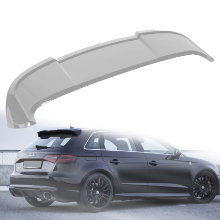 Spoiler de plafon spate pentru Audi A3 8V (2014-2020), pregătit pentru vopsire