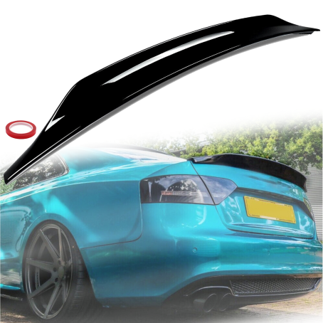 Eleron pentru portbagaj stil Caratere pentru Audi A5 Coupé 8T3 (2007-2013), negru lucios