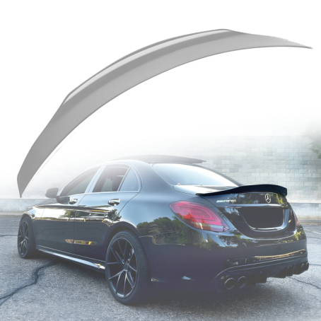 Spoiler portbagaj stil PSM pentru Mercedes Clasa C W205 (2014-2021), gata de vopsit