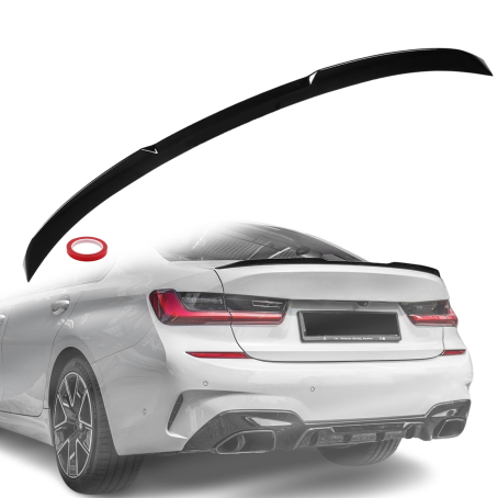 Spoiler pentru buza portbagaj stil M3 pentru BMW seria 3 G20 (2020+), negru lucios