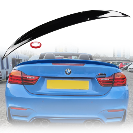 Spoiler pentru portbagaj stil performant pentru BMW seria 4 F33 (2013-2020), negru lucios
