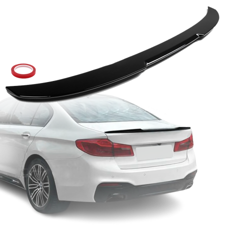 Spoiler pentru buza portbagaj stil M4 pentru BMW seria 5 G30 (2018-2024), negru lucios