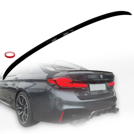 Spoiler pentru buza portbagaj stil M5 pentru BMW seria 5 G30 (2018-2024), negru lucios