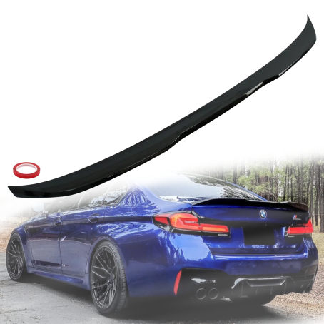 Spoiler portbagaj stil PRO / Competition Sport pentru BMW seria 5 G30 (2018-2024), negru lucios
