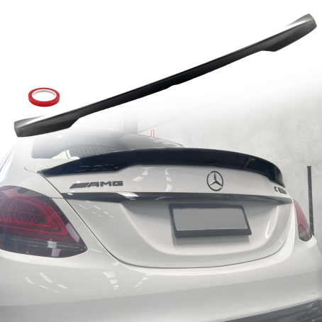 Eleron pentru portbagaj stil Carlsson pentru Mercedes Clasa C W205 (2014-2019), negru lucios