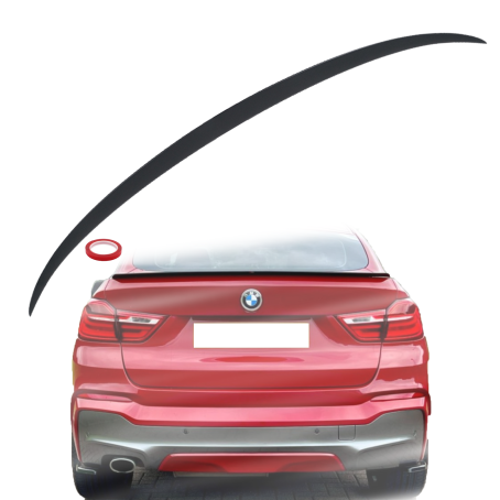Spoiler pentru portbagaj stil M la BMW X4 F26 (2014-2018), negru lucios