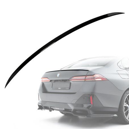 Eleron portbagaj tip lip M Style pentru BMW Seria 5 G60 (2024+), negru lucios