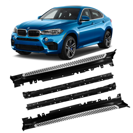Trepte / praguri pentru BMW X6 F16 (2014-2019)