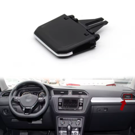 Clemă conductă de aer față dreapta neagră pentru VW Tiguan (2017-2022)