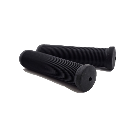 Mânere trotinetă din silicon, negre, set de 2 buc.