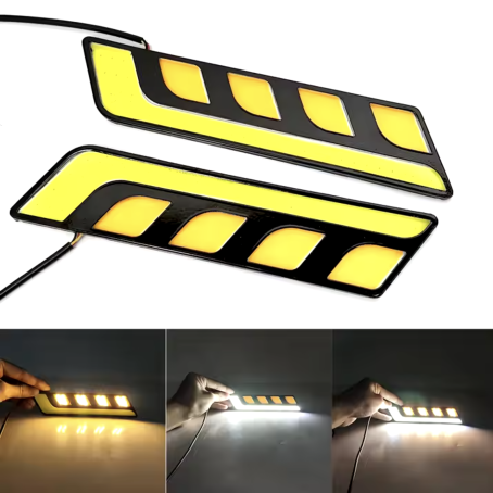 Lumini de zi LED universale, potrivite pentru toate mașinile, Set de 2, Model C