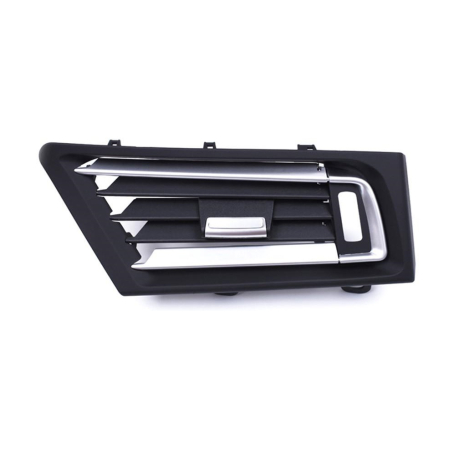 Grilă / conductă de aer dreapta pentru BMW 7 F01 F02 Neagră cu crom