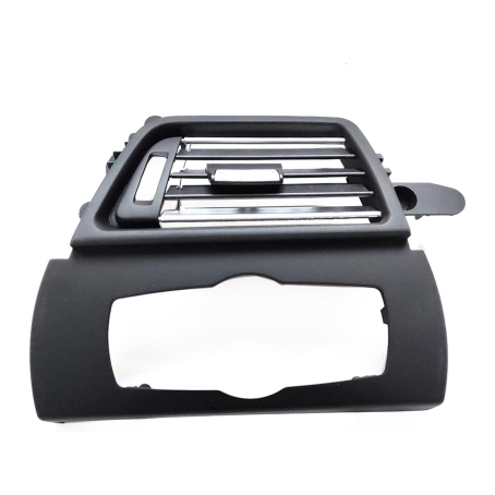 Grilă/conductă de aer stânga pentru BMW 6 F12 F06 Neagră cu crom