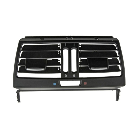 Grilă/conductă de aer spate pentru BMW X5 X6 E70 E71 E72 cu guri de aerisire, Negru