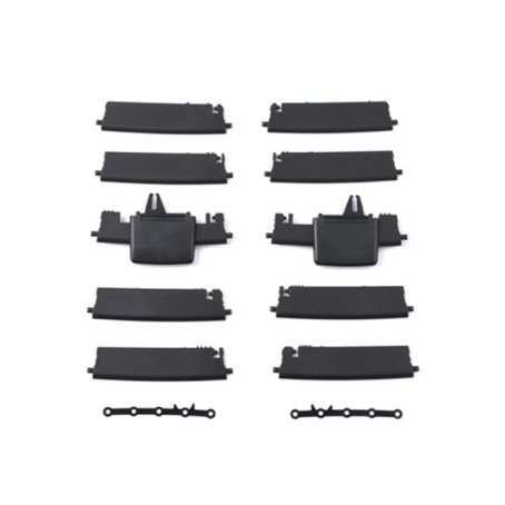 Grilă / conductă de aer pentru Mercedes Benz ML GL GLE GLS W166 X166 spate negru