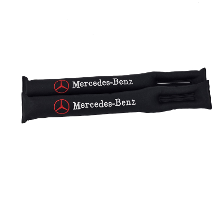 Pernele din piele între scaune, stil Mercedes Benz, set de 2 buc.