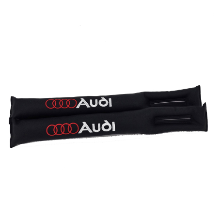Pernele din piele între scaune, stil Audi, set de 2 buc.