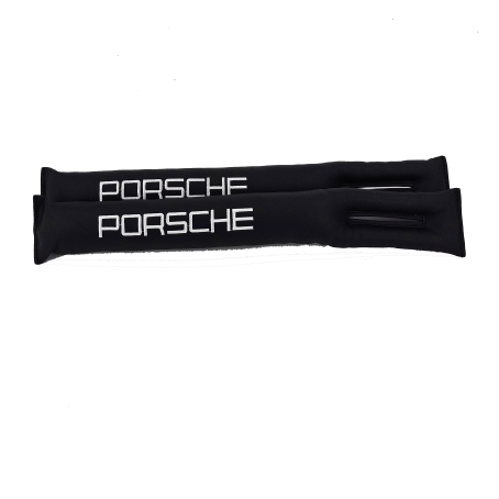 Pernele din piele între scaune, stil Porsche, set de 2 buc.
