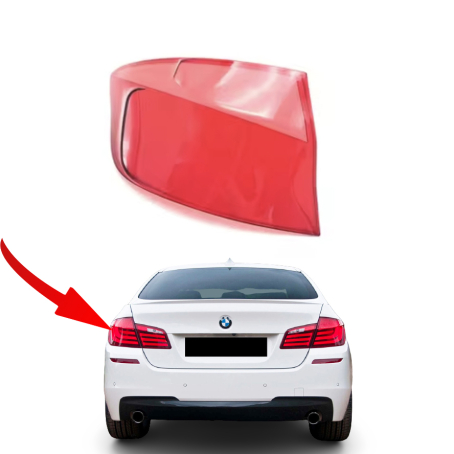 Sticlă pentru stop stânga exterior pentru BMW Seria 5 F10 (14-16)