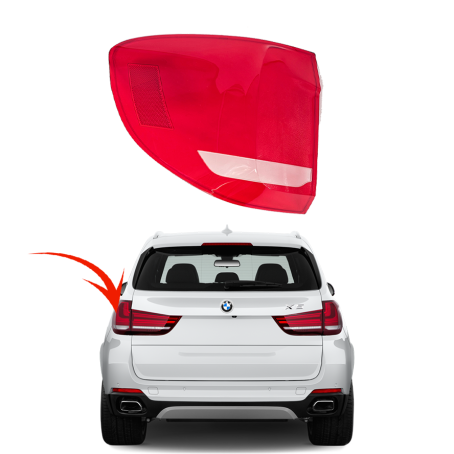 Sticlă exterioară pentru stopul stâng la BMW X5 F15 (2014-2017)