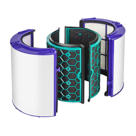 Filtru HEPA dublu cu carbon activ pentru purificatorul de aer Dyson HP04 TP04 DP04 TP05 DP05