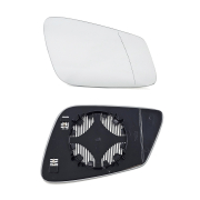 Geam oglindă laterală asferică, din dreapta pentru BMW Seria 1 F20/F21, Seria 3 F30/F31/F34 și i3 I01 (2011-2022)