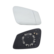 Dreapta, geam oglindă laterală asferică pentru BMW Seria 5 F10/F11/F07, Seria 6 F06/F12/F13, Seria 7 F01/F02 și X1 E84 (2008-2018)