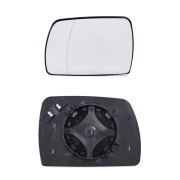 Sticlă oglindă laterală asferică stânga pentru BMW X3 E83 (2003–2010)