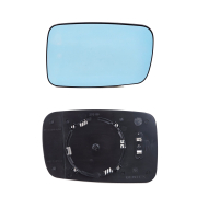 Sticlă oglindă laterală dreapta, nuanțată, pentru BMW Seria 3 E46 și Seria 7 E65/E66 (1999-2008)