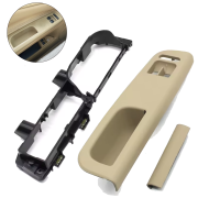 Set panou bej cu 2 geamuri electrice și bază pentru ușa șoferului la VW Golf 4 / Bora / Jetta (1997–2008)