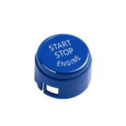 Capac / buton start-stop pentru BMW Seria F 3 5 7 X F30 F10 F11 F01 Albastru