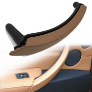 Mâner interior stânga maro pentru BMW X5 X6 E70 E71, 2 piese