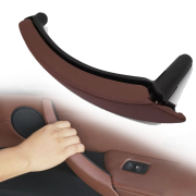 Mâner interior dreapta rosu-maro pentru BMW X5 X6 E70 E71, 2 piese