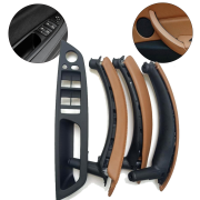 Set complet mânere interioare pentru toate ușile BMW X5/X6 E70/E71, negru și maro